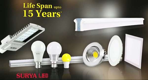 surya led lights for home, office and retails at affordable price range