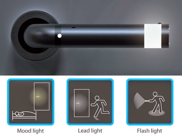 multi functional ledoor handle