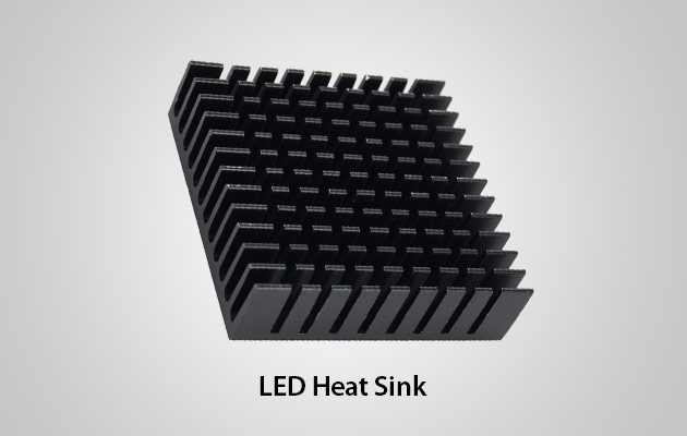 Metal usage in led heat sink